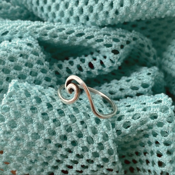 Crashing wave ring from Hawaii - Sterling - Picture 4 of 4